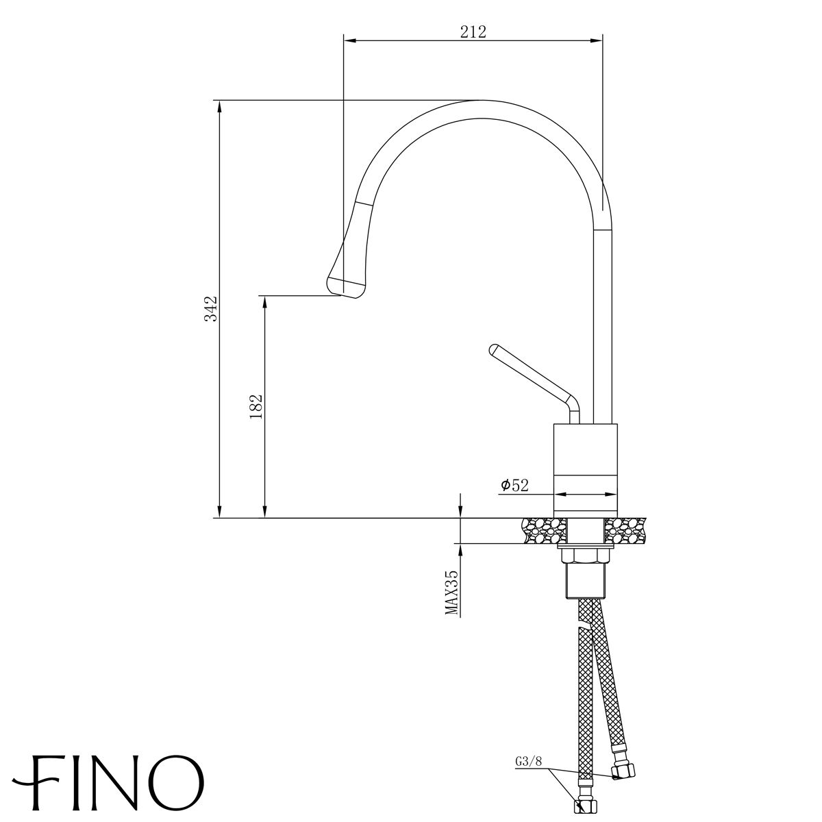 Medium Body Gold Bathroom Basin Faucet With Marble