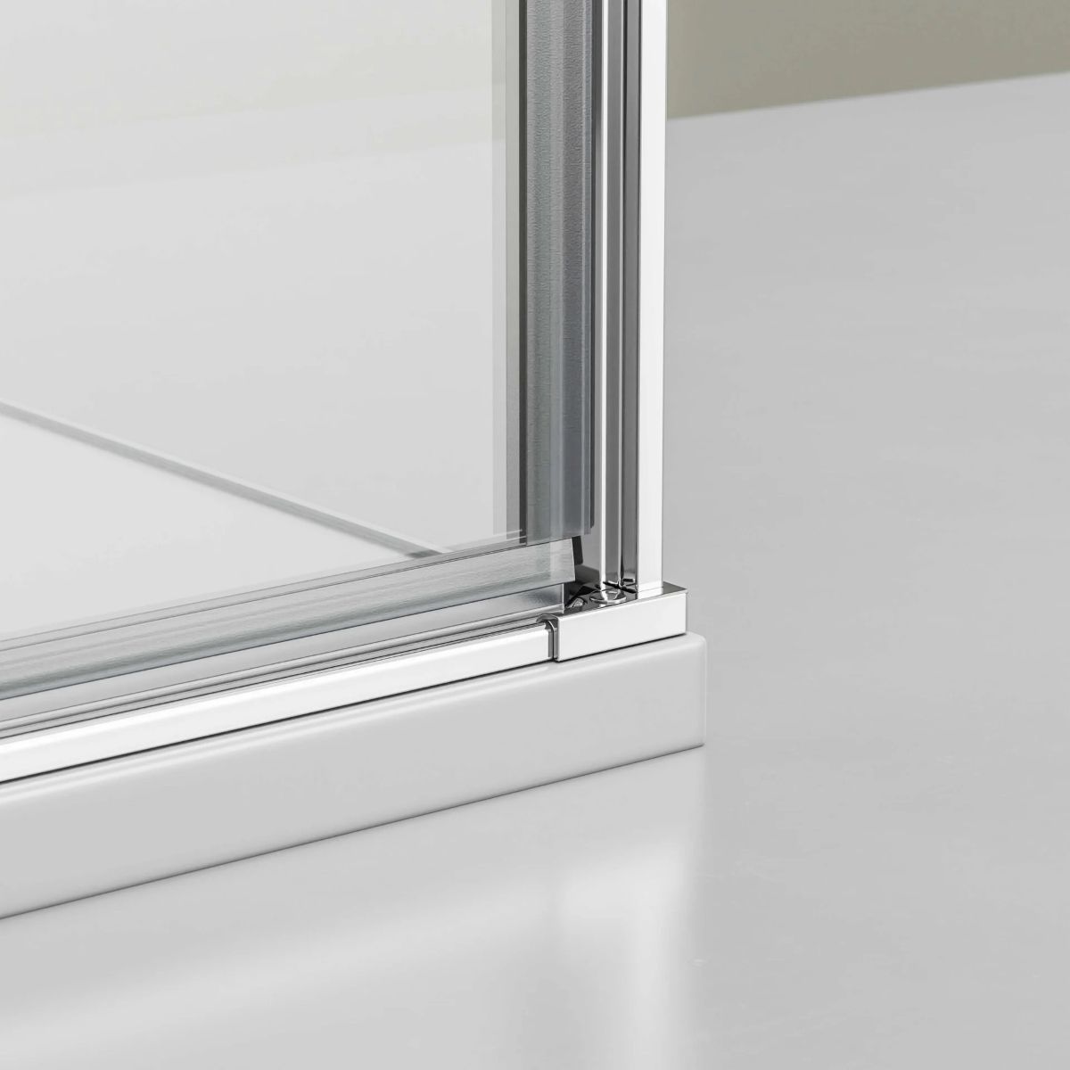 Carmen 8mm Glass Corner Shower With Chrome Frame - Various Sizes