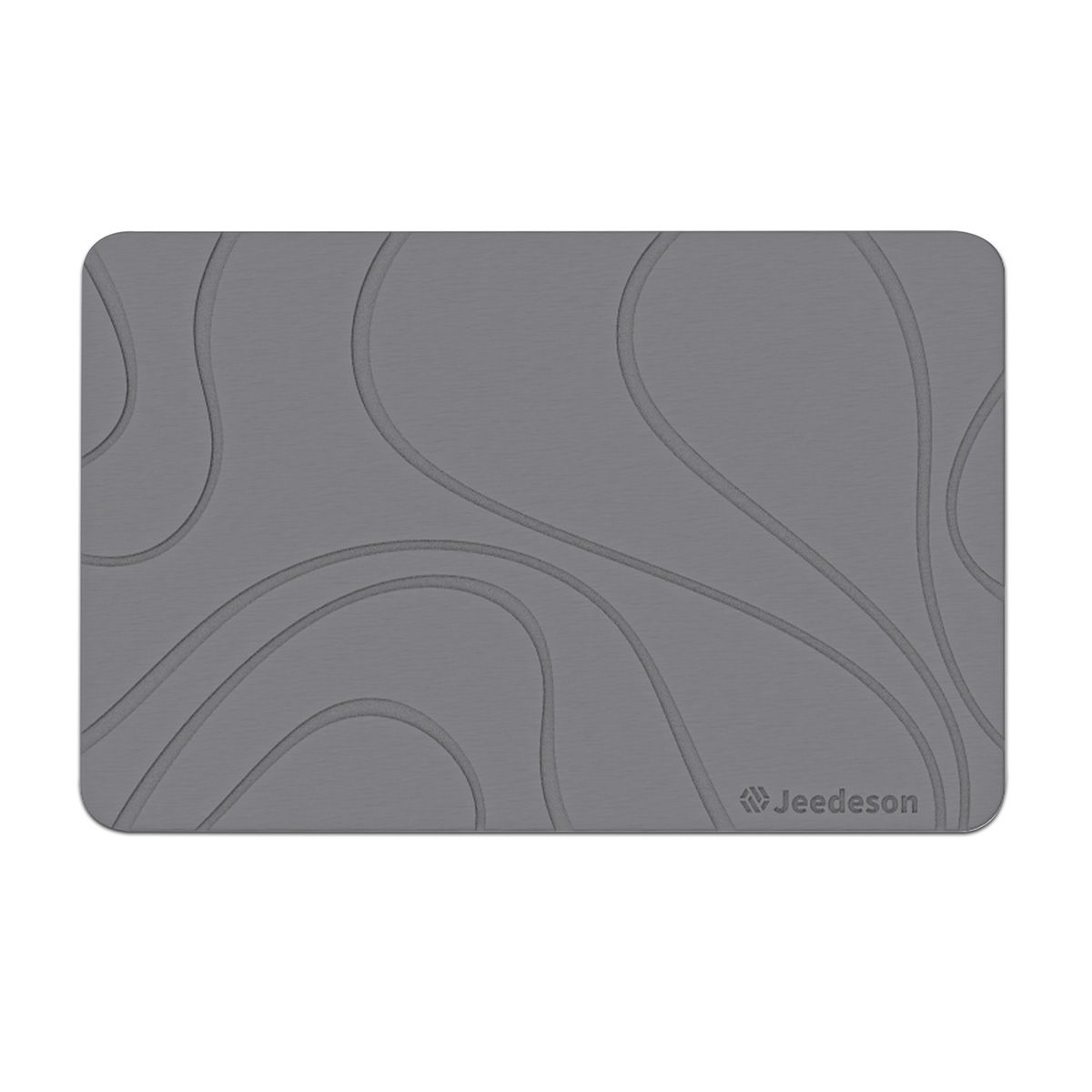 Stone Bath Mat Diatomaceous Earth Shower Mat Non-Slip Super Absorbent Diatomite Stone Mats for Bathroom Floor Quick-Drying Easy to Clean (39x60cm/16