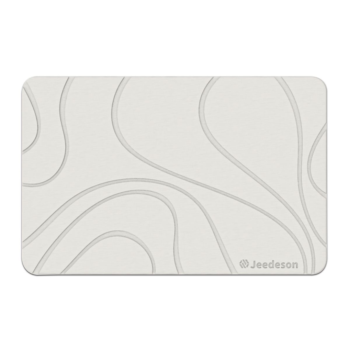 Stone Bath Mat Diatomaceous Earth Shower Mat Non-Slip Super Absorbent Diatomite Stone Mats for Bathroom Floor Quick-Drying Easy to Clean (39x60cm/16