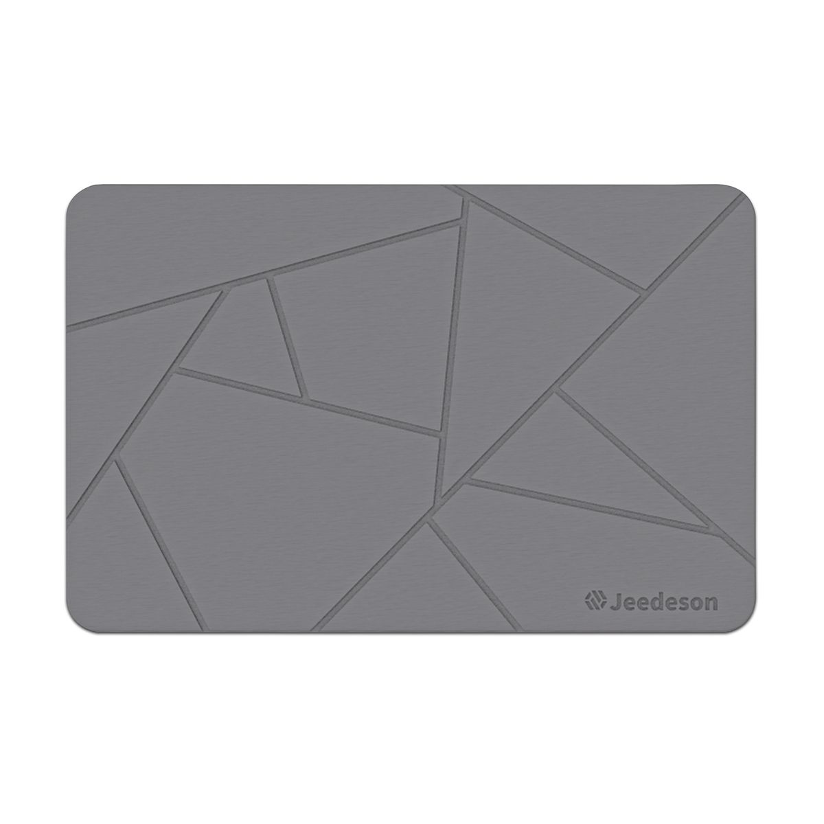 Stone Bath Mat - Super Absorbent Quick-Dry Diatomite Bath Mat, Non-Slip Bathroom Floor Mat with Anti-Slip Pad, Natural & Sustainable (39x60cm/16