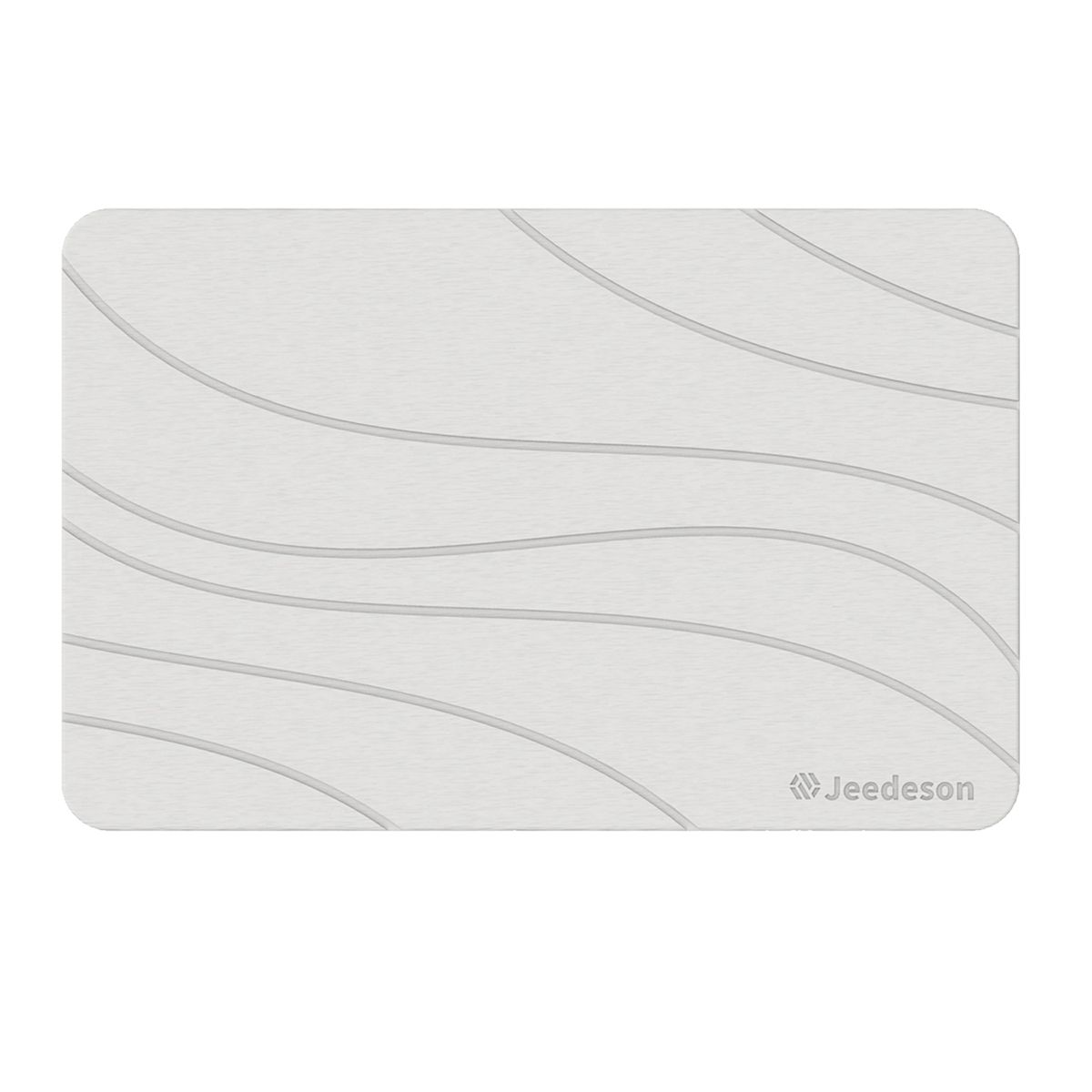  Stone Bath Mat - Super Absorbent Quick-Dry Diatomite Bath Mat, Non-Slip Bathroom Floor Mat with Anti-Slip Pad, Natural & Sustainable (39x60cm/16