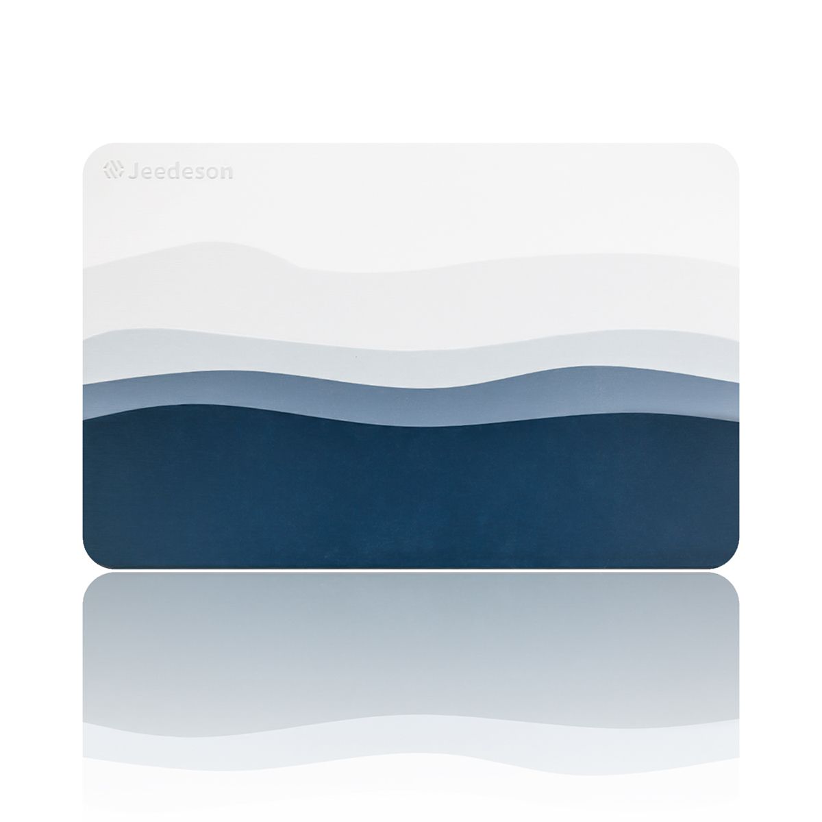 Luxury Diatomite Bath Mat with Blue Wave Design | Quick-Dry Anti-Slip Bathroom & Kitchen Mat | Ultra-Absorbent Stone Mat for Shower, Entryway, Pet Use | 39x60cm Non-Slip Surface