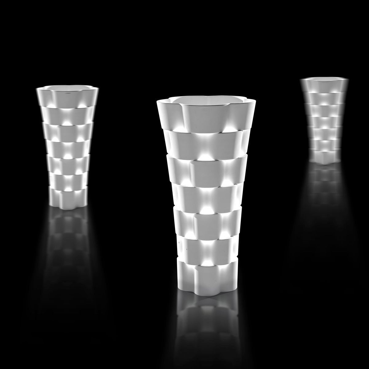 Seville White Stone Cloakroom Floor Standing Pedestal Basin Sink With Lights