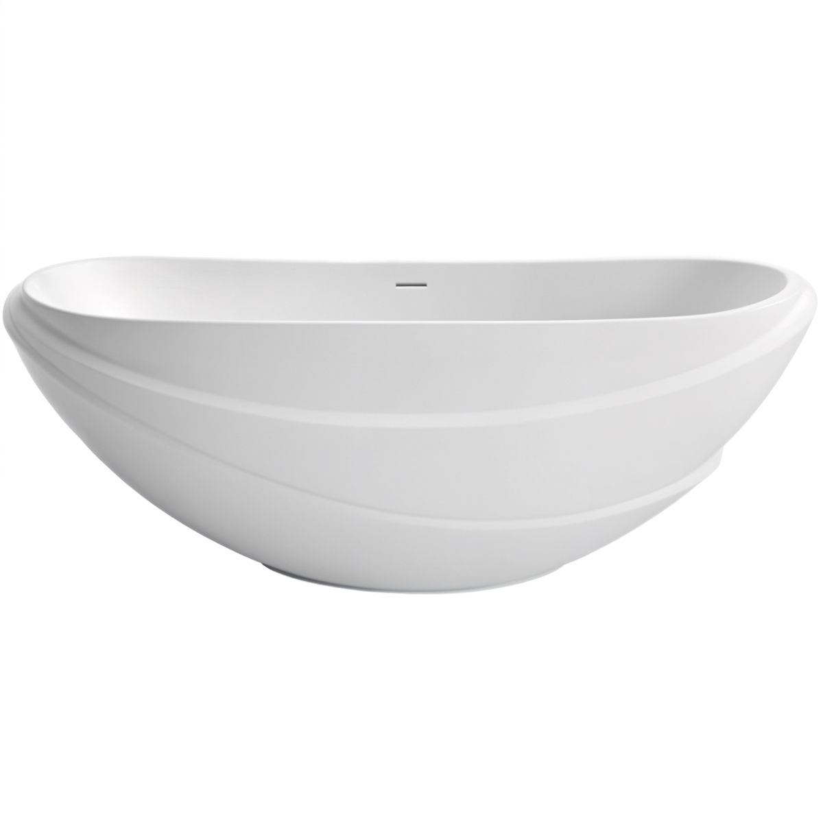 San Sebastian Matt White Freestanding Stone Bath 1700mm