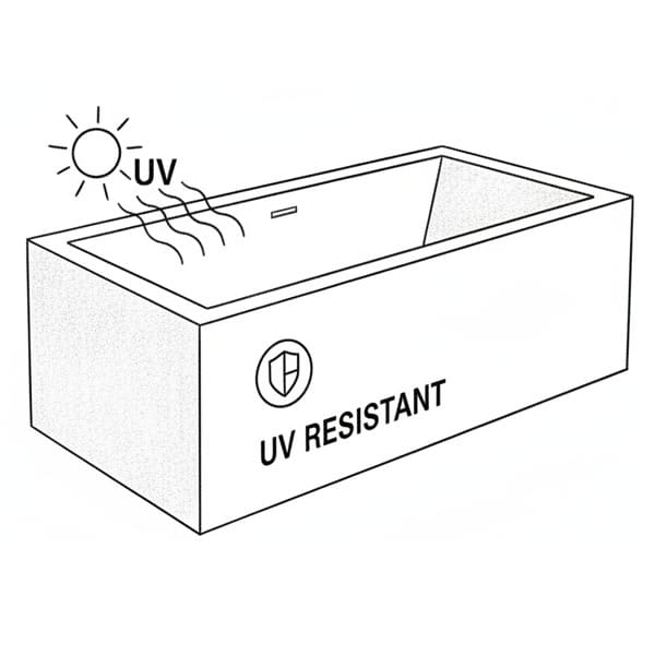 Bath UV resistant