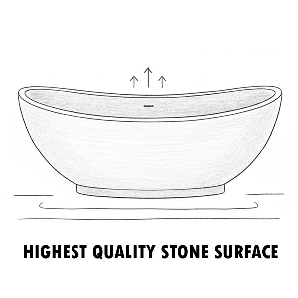 Bath highest quality stone surface