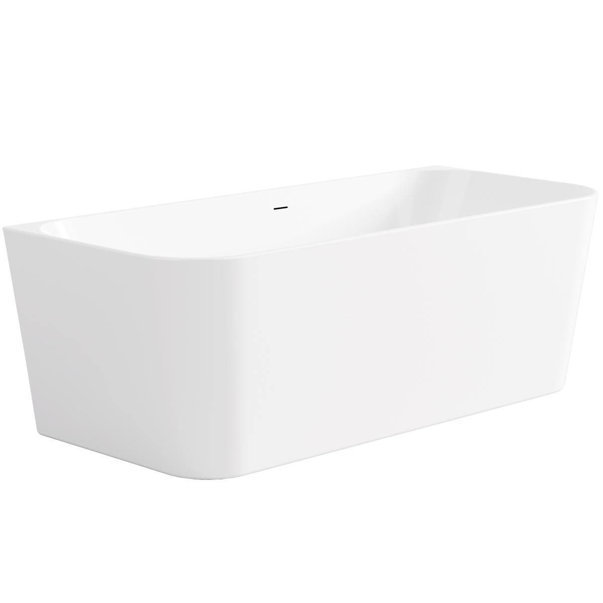 Acrylic bath btw1 on white side