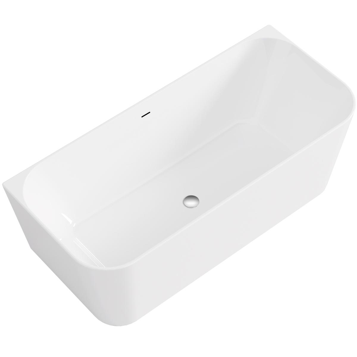 Acrylic bath btw1 on white top