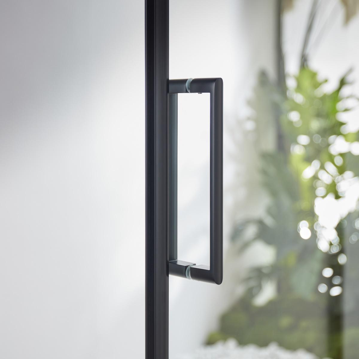 Black shower door handle 2