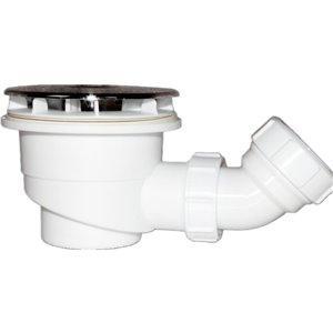 Fino 90mm Shower Tray Waste Trap With Chrome Dome Cover