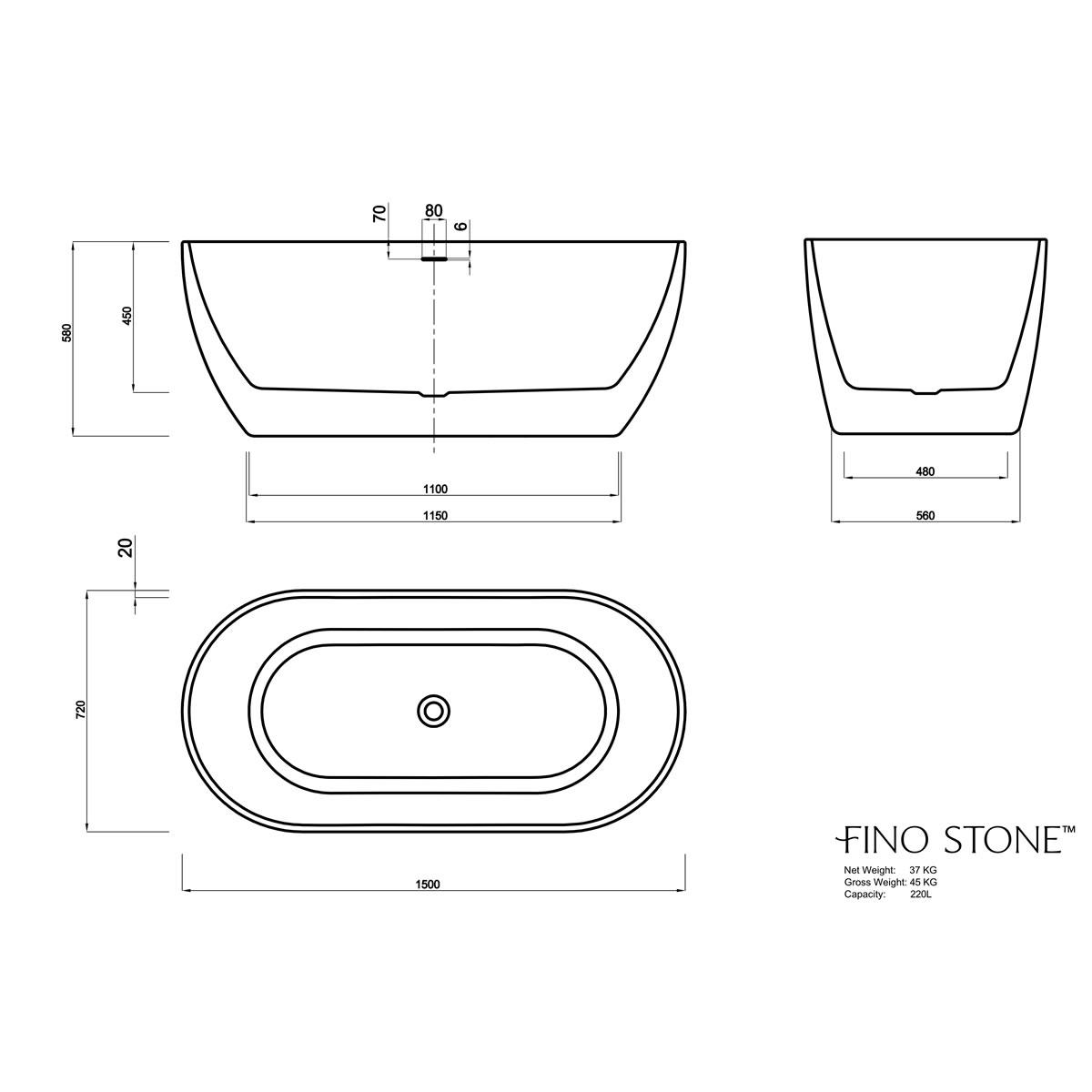 Finoab-fsb1-1500 drawing
