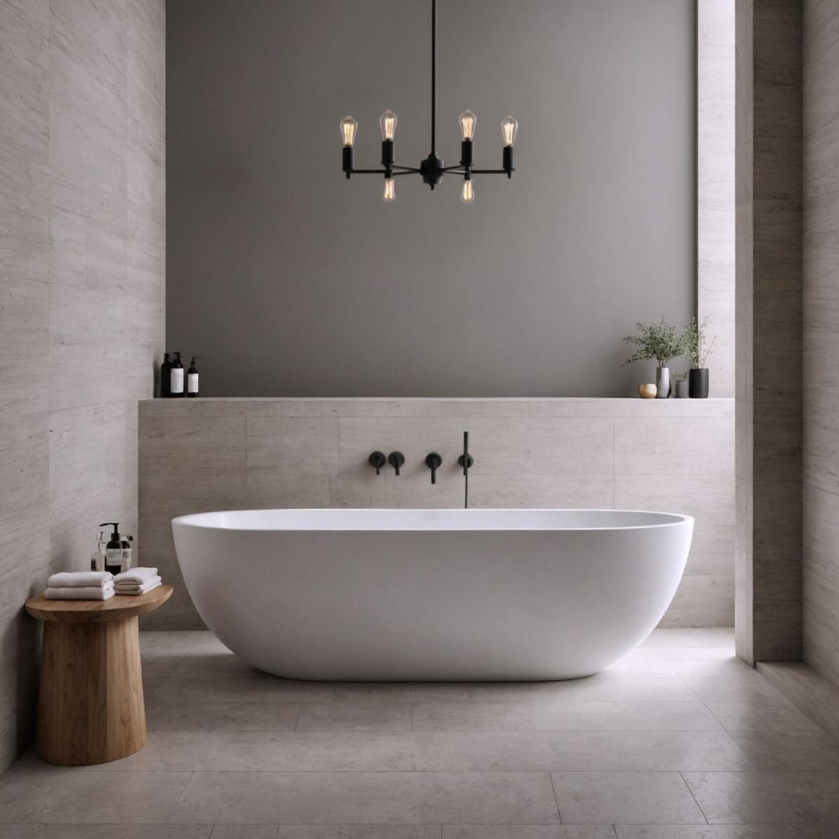 Girona matt white freestanding stone bath 1700mm new 1