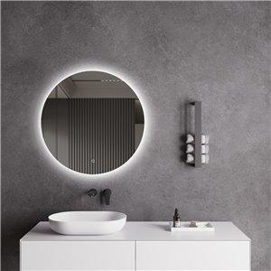 Fino Alcala 60cm Heated Anti-Fog Round LED Bathroom Mirror