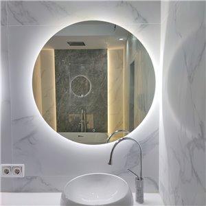 Fino Alcala Heated Anti-Fog 80cm Round LED Bathroom Mirror