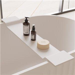 Fino Matt White Pure Acrylic Stone Bathtub Tray