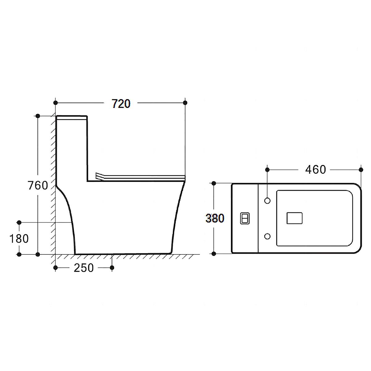 Standing-toilet-dimensions