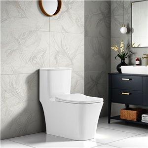 Fino Rimless One Piece Floor Standing WC Toilet - Soft Close Seat Included