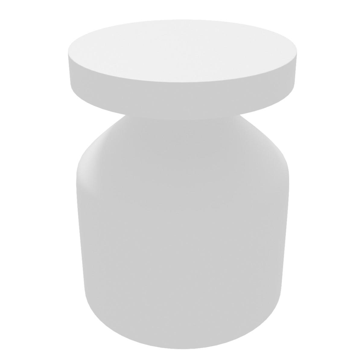 Stool-u on white top