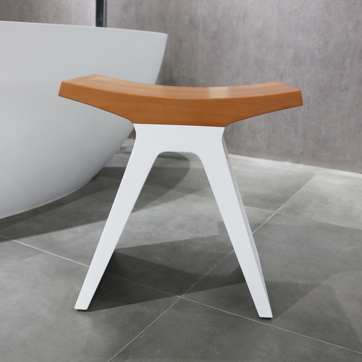 Stool r next to bath