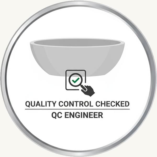 Bath quality control badge